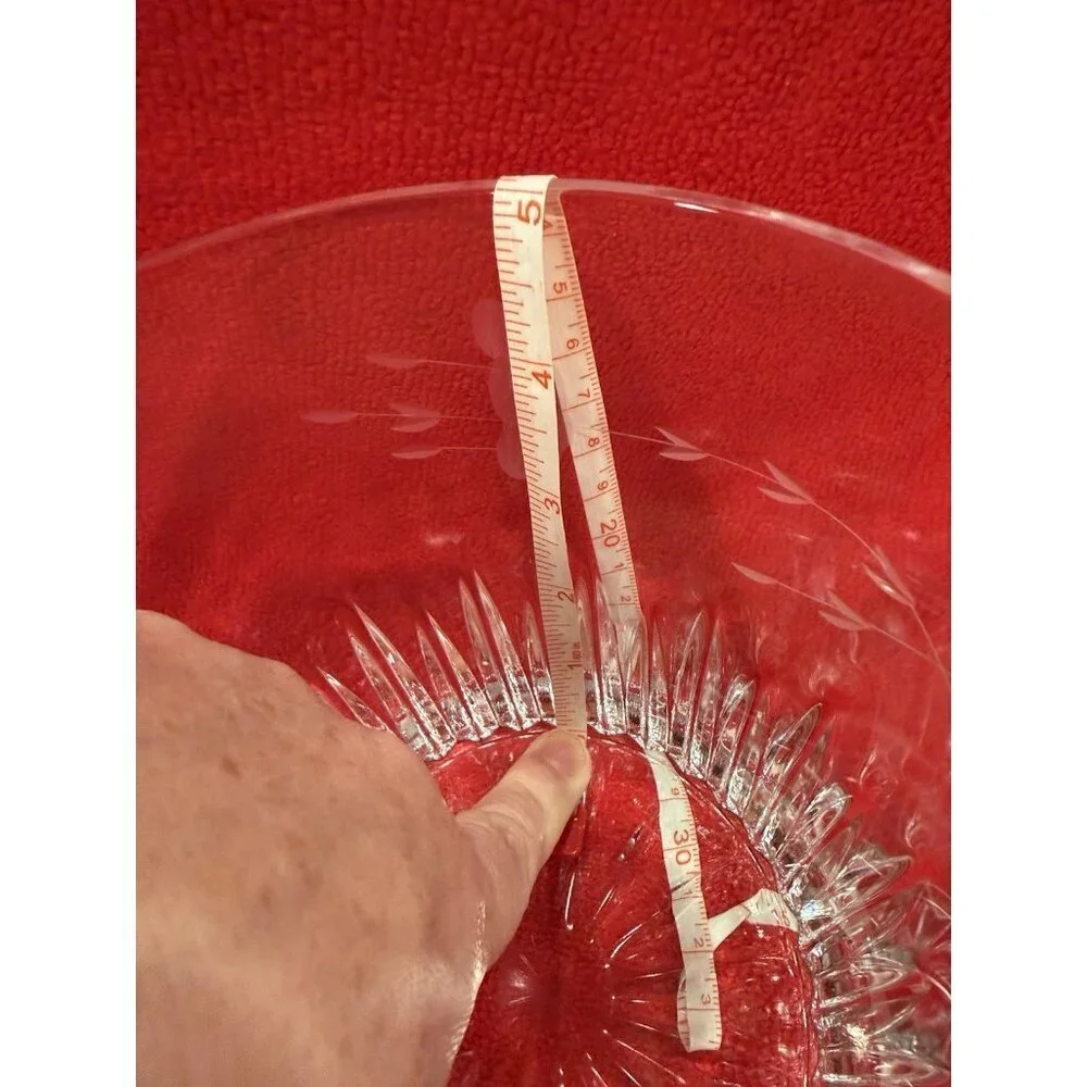 Vintage Princess House Crystal Heritage Ice/ Champagne / Wine Bucket